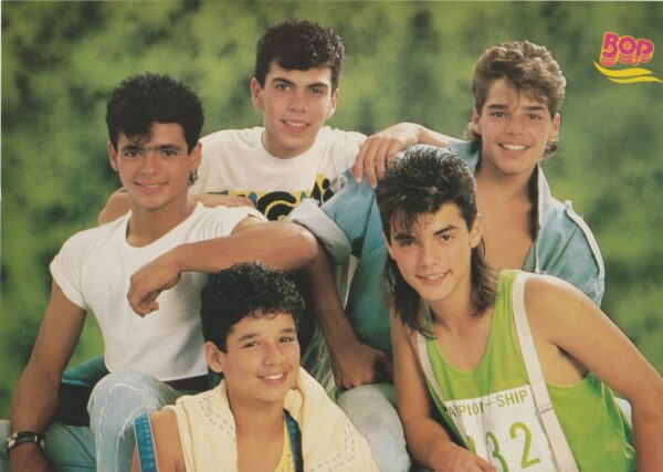 Menudo teen magazine pinup picture pose 2 Bop pix