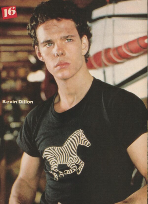 Sergio Menudo Kevin Dillon teen magazine pinup black shirt 16 mag pic - Image 2