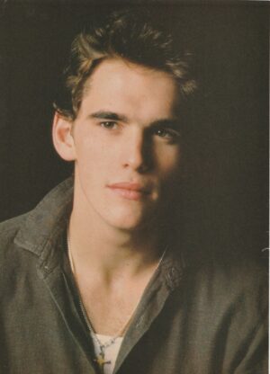 Matt Dillon teen magazine pinup clipping lips brown eyes Teen Beat