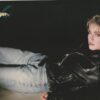 Madonna Rob Lowe teen magazine pinup leather jacket jeans laying down Big Bopper