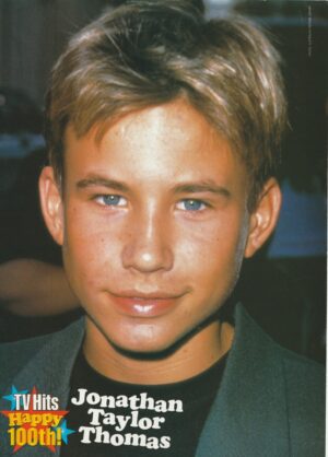 Jonathan Taylor Thomas teen magazine pinup TV Hits headshot JTT 90's Child Star