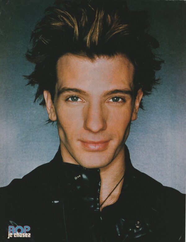 JC Chasez teen magazine pinup Nsync black shirt Dirty Pop