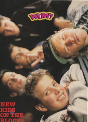 New Kids on the block Corey Feldman teen magazine pinup Wow headshots picture pix