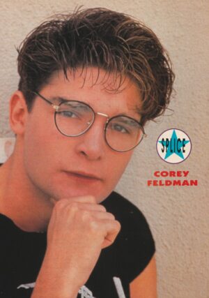 Corey Feldman teen magazine pinup Splice glasses Goonies 80's pix