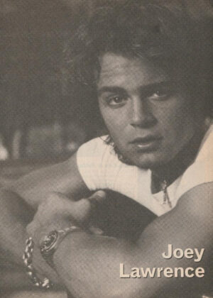 Joey Lawrence teen magazine pinup clipping Teen Beat 90’s modeling