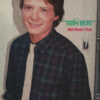 Chad Allen Michael J. Fox teen pinup clipping blue shirt Teen Beat young 80's - Image 2