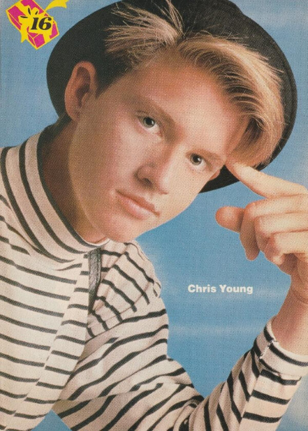 Chris Young Corey Feldman teen magazine pinup clipping 8x10 Great Outdoors 16