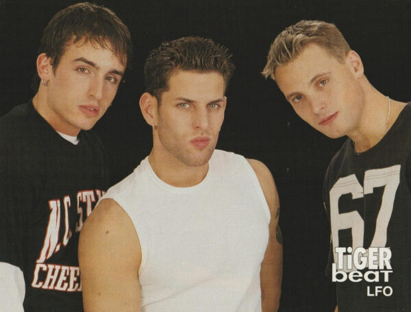 Take 5 LFO teen magazine pinup clipping 8x10 Rich Cronin Devin Pop Star modeling - Image 2