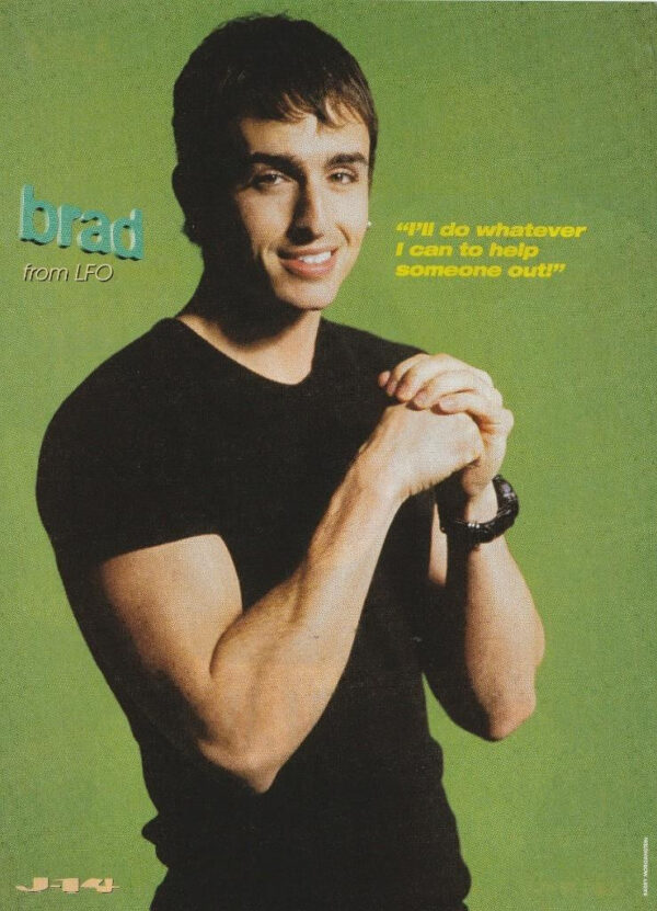 Rich Cronin LFO teen magazine pinup clipping 8x10 Brad Fischetti Pop J-14 State - Image 2