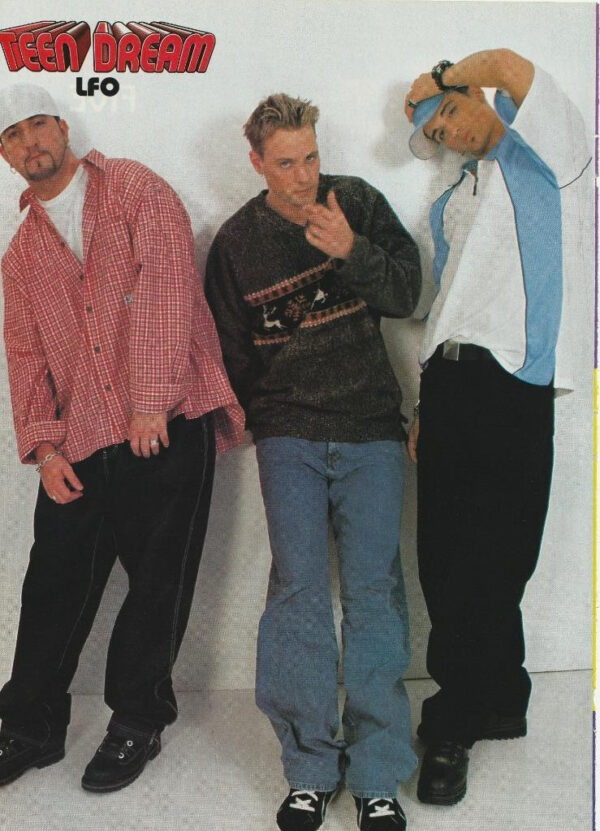 Rich Cronin LFO Five teen magazine pinup clipping 8x10 Ten Dream full body pix - Image 2