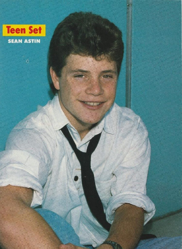 Chad Allen Sean Astin teen magazine pinup clipping young modeling Teen Set