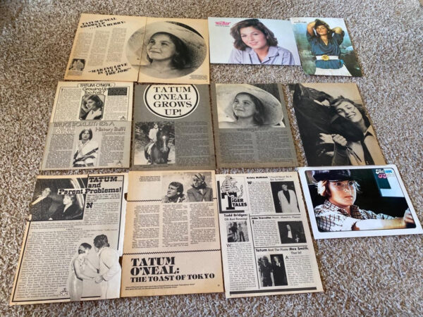 Tatum O'neal teen magazine pinups clippings lot Teen Beat Tiger Beat Bop - Image 3