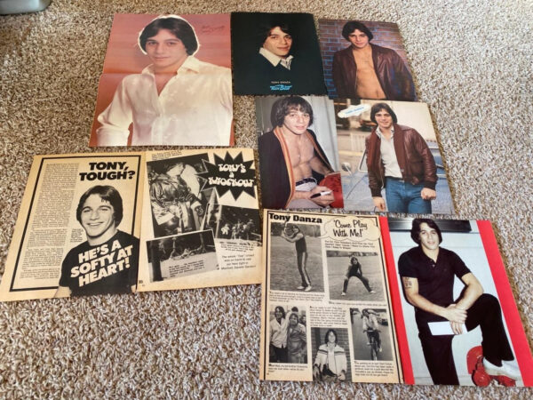 Tony Danza teen magazine pinups clippings lot Teen Beat Bop Tiger Beat Taxi 80s