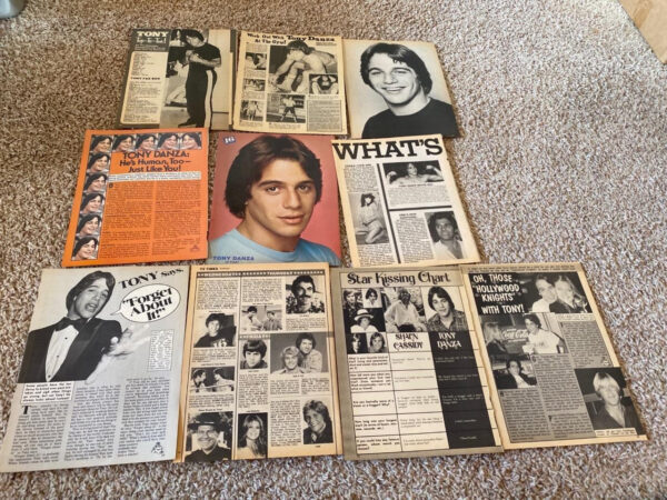 Tony Danza teen magazine pinups clippings lot Teen Beat Bop Tiger Beat Taxi 80s - Image 2