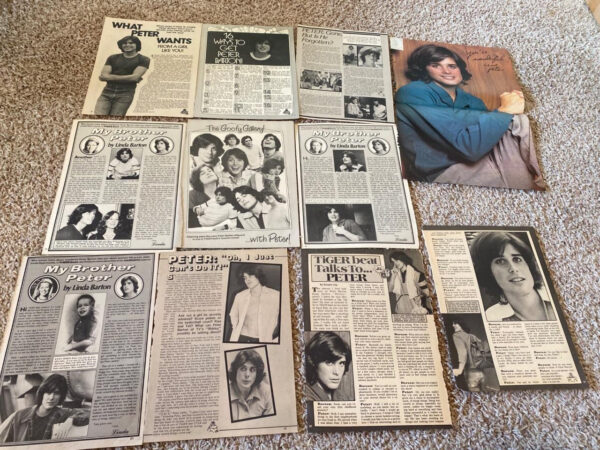 Peter Barton teen magazine pinups clippings lot Teen Beat Bop Tiger Beat pix - Image 2