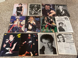 Adam Ant teen magazine pinup clippings lot Teen Beat Bop Tiger Beat Pix