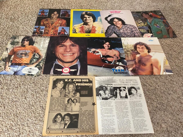 KC and the Sunshine Band teen magazine pinup clippings lot Teen Beat Bop Pix