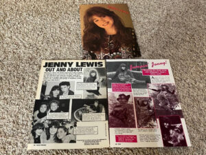 Jenny Lewis teen magazine pinup clippings lot Teen Beat Bop Tiger Beat Pix