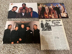 New Edition teen magazine pinup clippings lot Teen Beat Bop Tiger Beat Pix