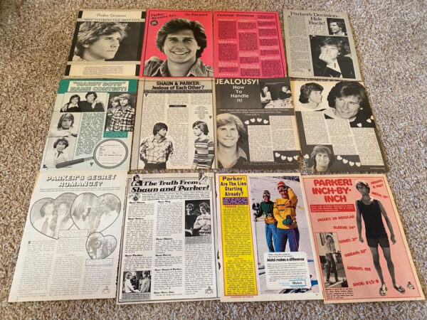 Parker Stevenson teen magazine pinup clippings lot Teen Beat Bop Tiger Beat Pix - Image 2