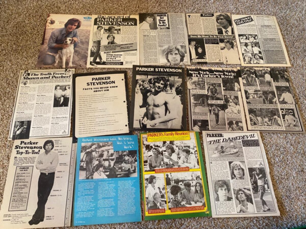 Parker Stevenson teen magazine pinup clippings lot Teen Beat Bop Tiger Beat Pix - Image 3