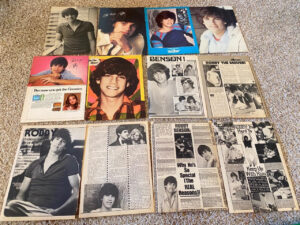 Robby Benson teen magazine pinup clippings lot Teen Beat Bop Tiger Beat Pix