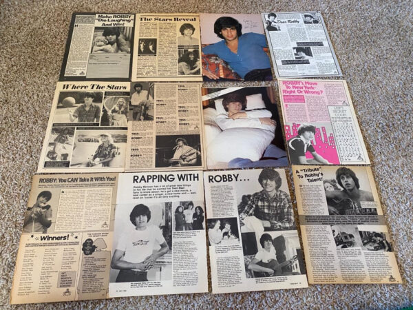 Robby Benson teen magazine pinup clippings lot Teen Beat Bop Tiger Beat Pix - Image 3