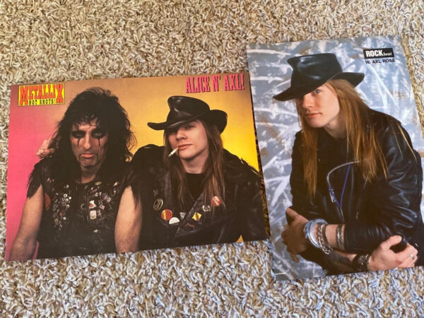 Axl Rose Guns N' Roses teen magazine pinup clippings lot Teen Beat Bop Pix