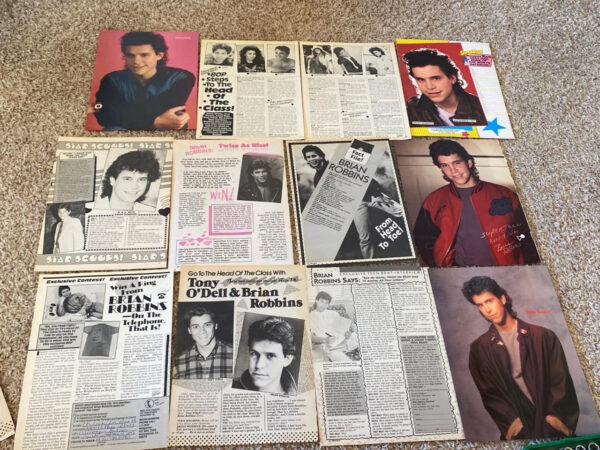 Brian Robbins teen magazine pinup clippings lot Teen Beat Bop Tiger Beat Pix