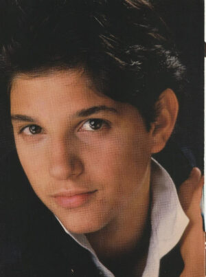 Michael J. Fox Ralph Macchio teen magazine pinup clipping close up 80's Bop