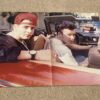 Donnie Wahlberg Joey Mcintyre teen magazine poster New Kids on the block red car Teen Machine