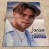 Jonathan Brandis Jon Bon Jovi teen magazine poster beach headshot Bravo bangs 90's teen crush