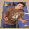 Justin Timberlake Ashanti teen magazine poster brown t-shirt M pic