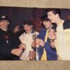 Donnie Wahlberg Joey Mcintyre teen magazine poster New Kids on the block red car Teen Machine - Image 2