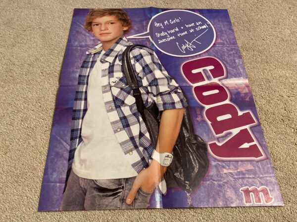 Jonas Brothers Cody Simpson teen magazine poster Camp Rock movie Disney movie - Image 2