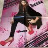 Big Time Rush Selena Gomez teen magazine poster blue banner - Image 2