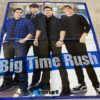 Big Time Rush Selena Gomez teen magazine poster blue banner