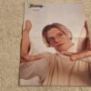 Moffatts Nick Carter teen magazine poster leather jacket Superteen clipping Backstreet Boys - Image 2