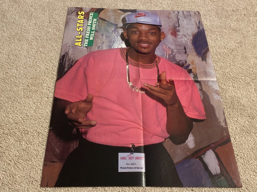 New Kids on the block Will Smith teen magazine poster NBC pop act All ...