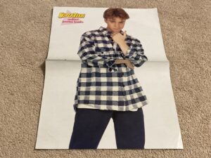 Jonathan Brandis Matthew Lawrence teen magazine poster Seaquest full body 90's teen idols