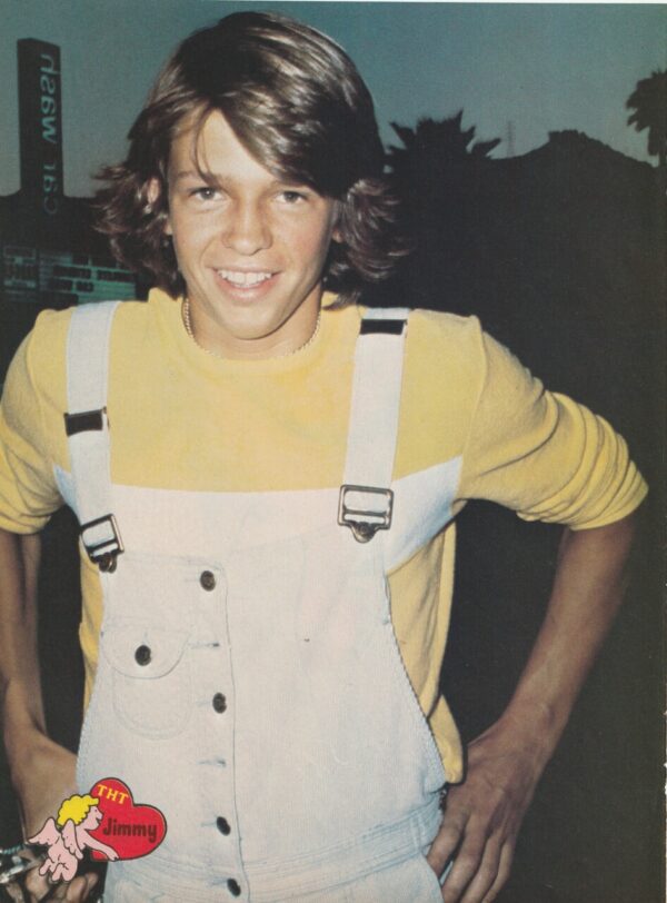 Jimmy McNichol Parker Stevenson teen magazine pinup clipping overalls rare pix