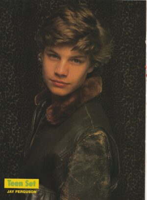 Jay Ferguson teen magazine pinup clipping pix Outsiders leather jacket Teen Set