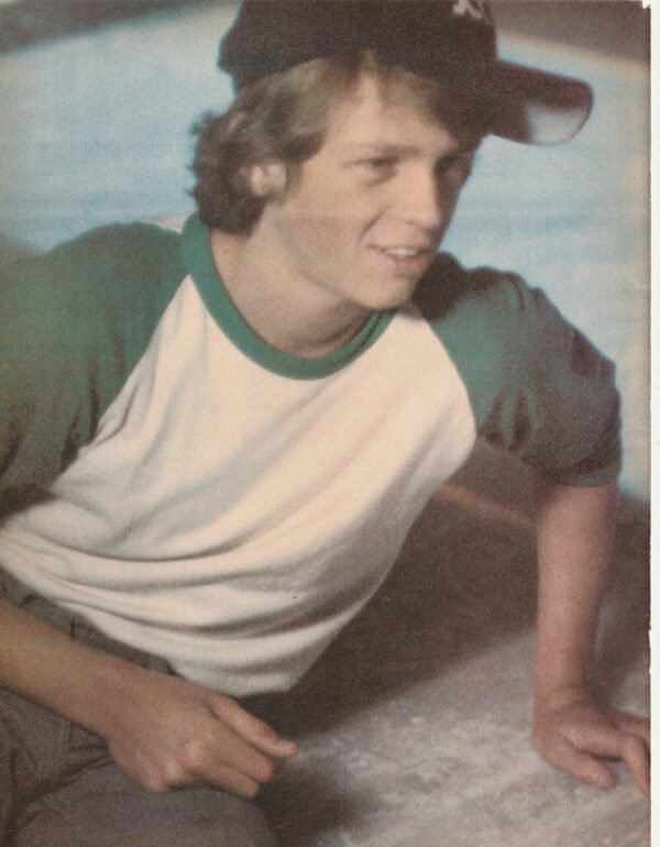 Jimmy McNichol teen magazine pinup clipping teen idols vintage green shirt pix