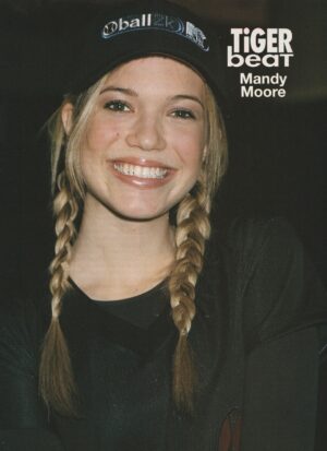 Mandy Moore teen magazine pinup clipping braids pop princess Tiger Beat pix