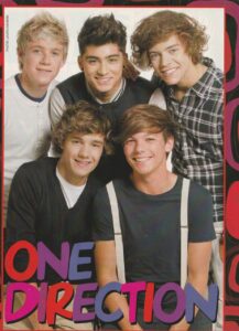 Harry Styles teen magazine pinup clipping One Direction photo shoot vintage boys