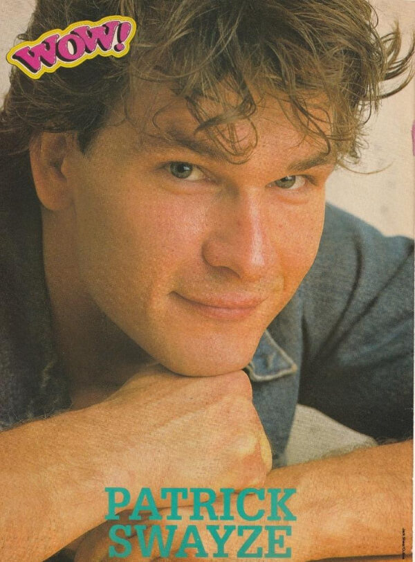 Fred Savage Patrick Swayze teen magazine pinup clipping Wow child star vintage - Image 2