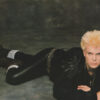 Michael Jackson Billy Idol teen pinup clipping floor black spandex pants Bop