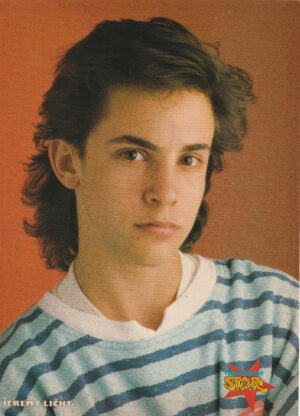 Jeremy Licht Jeremy Miller teen magazine pinup clipping Child Star vintage 80's