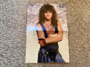 Jon Bon Jovi teen magazine poster clipping Teen Set crosse: arms pox rare Bop |