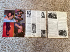 Jon Bon Jovi teen magazine pinup clipping Bop mini mag 80s celebrity idols